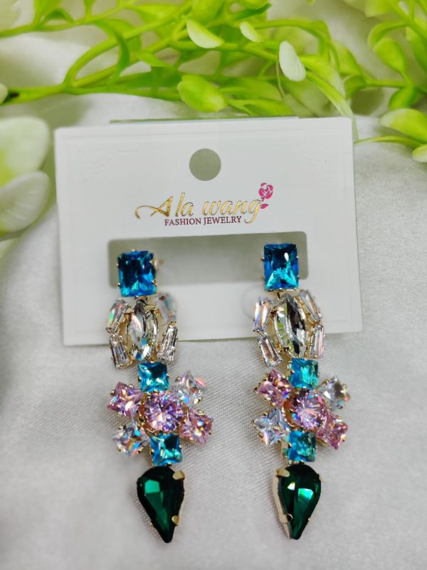 Gemstone Dangle Earrings